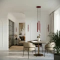 Lampa wisząca PASTELO 3P burgund SL.2123 SOLLUX