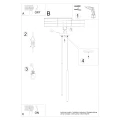 Lampa wisząca PASTELO 2 różowa SL.2130 SOLLUX