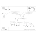 Plafon RING 6L ultramaryna SL.2170 SOLLUX