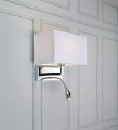 SAVOY Kinkiet 2L Chrom/Biały 106307 Markslojd
