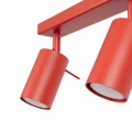 Plafon RING 3L czerwony SL.2191 SOLLUX