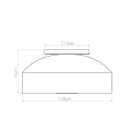 Plafon OMIQ burgund SL.2280 SOLLUX