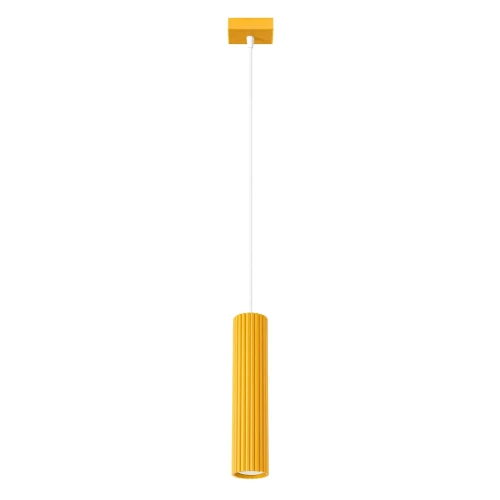 Lampa wisząca KARBON 1 żółta SL.2334 SOLLUX