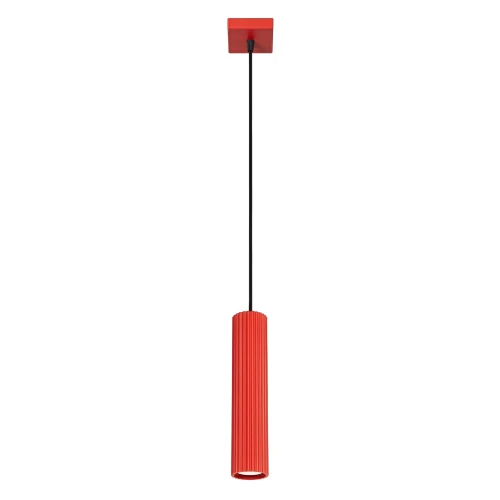 Lampa wisząca KARBON 1 czerwona SL.2335 SOLLUX