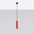 Lampa wisząca KARBON 1 czerwona SL.2335 SOLLUX