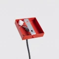 Lampa wisząca KARBON 1 czerwona SL.2335 SOLLUX