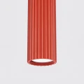 Lampa wisząca KARBON 1 czerwona SL.2335 SOLLUX