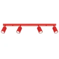 Plafon KARBON 4L czerwony SL.2368 SOLLUX