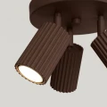 Plafon KARBON 3P brązowy SL.2374 SOLLUX