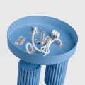 Plafon KARBON 3P błękitny SL.2381 SOLLUX