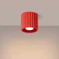 Plafon AURA 1 czerwony GU10 SL.2418 SOLLUX