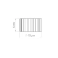 Plafon AURA 1 czerwony Gx53 SL.2421 SOLLUX