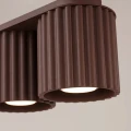 Plafon AURA 2 brązowy GU10 SL.2424 SOLLUX