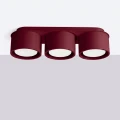 Plafon MODO 3 burgund Gx53 SL.2456 SOLLUX