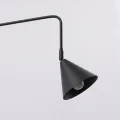 Kinkiet NOX 2 czarny z włącznikiem SL.2507 SOLLUX