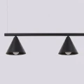 Żyrandol NOX 4L czarna SL.2552 SOLLUX