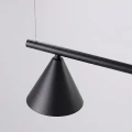 Żyrandol NOX 4L czarna SL.2552 SOLLUX