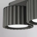 Plafon AURA 3 czarny Gx53 SL.2629 SOLLUX