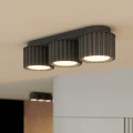 Plafon AURA 3 czarny Gx53 SL.2629 SOLLUX