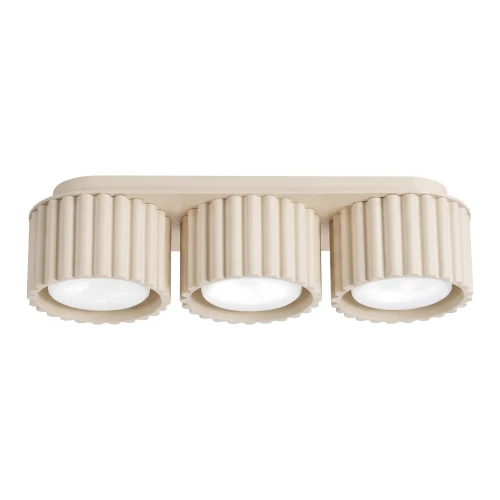 Plafon AURA 3 beżowy Gx53 SL.2630 SOLLUX