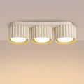 Plafon AURA 3 beżowy Gx53 SL.2630 SOLLUX