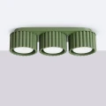Plafon AURA 3 zielony oliwkowy Gx53 SL.2631 SOLLUX
