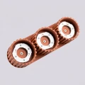 Plafon AURA 3 ochra czerwona Gx53 SL.2632 SOLLUX