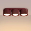 Plafon AURA 3 burgund Gx53 SL.2636 SOLLUX