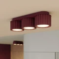 Plafon AURA 3 burgund Gx53 SL.2636 SOLLUX