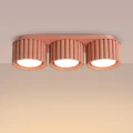 Plafon AURA 3 brzoskwiniowy Gx53 SL.2637 SOLLUX