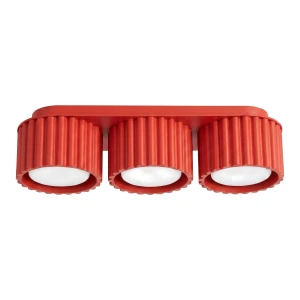 Plafon AURA 3 czerwony Gx53 SL.2641 SOLLUX