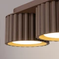 Plafon AURA 3 brązowy Gx53 SL.2642 SOLLUX