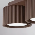 Plafon AURA 3 brązowy Gx53 SL.2642 SOLLUX