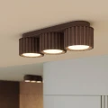 Plafon AURA 3 brązowy Gx53 SL.2642 SOLLUX