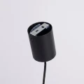 Lampa wisząca AURA 1 czarna Gx53 SL.2677 SOLLUX