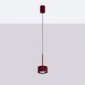 Lampa wisząca AURA 1 burgund Gx53 SL.2684 SOLLUX