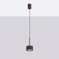 Lampa wisząca AURA 1 brązowa Gx53 SL.2690 SOLLUX