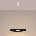 Lampa wisząca OVO 1 beżowa/czarna filc Gx53 SL.2692 SOLLUX
