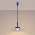 Lampa wisząca OVO 1 ultramaryna/beżowa filc Gx53 SL.2693 SOLLUX