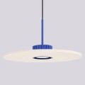 Lampa wisząca OVO 1 ultramaryna/beżowa filc Gx53 SL.2693 SOLLUX