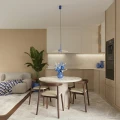 Lampa wisząca OVO 1 ultramaryna/beżowa filc Gx53 SL.2693 SOLLUX