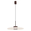 Lampa wisząca OVO 1 brązowa/beżowa filc Gx53 SL.2694 SOLLUX