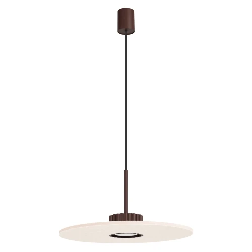 Lampa wisząca OVO 1 brązowa/beżowa filc Gx53 SL.2694 SOLLUX