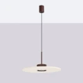 Lampa wisząca OVO 1 brązowa/beżowa filc Gx53 SL.2694 SOLLUX