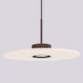 Lampa wisząca OVO 1 brązowa/beżowa filc Gx53 SL.2694 SOLLUX