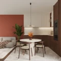 Lampa wisząca OVO 1 brązowa/beżowa filc Gx53 SL.2694 SOLLUX