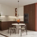 Lampa wisząca OVO 1 brązowa/beżowa filc Gx53 SL.2694 SOLLUX