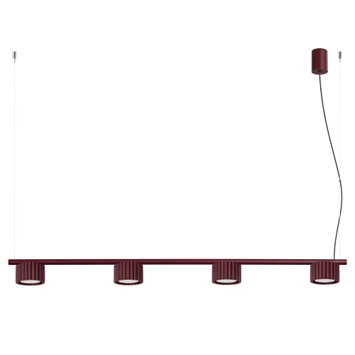 Żyrandol AURA 4 burgund Gx53 SL.2703 SOLLUX