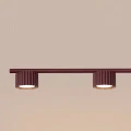 Żyrandol AURA 4 burgund Gx53 SL.2703 SOLLUX