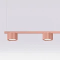 Żyrandol AURA 4 brzoskwiniowa Gx53 SL.2704 SOLLUX